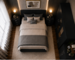 Complete black Bedroom Collection – Wardrobe, Chest of Drawers & side tables - Image 4