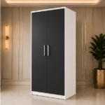 Modern 2 Door Wardrobe – Classic Two Door Wardrobe Cabinet - Image 2