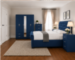 Stylish 5 Door Wardrobe - Bed & Bedroom Furniture Set - Image 2