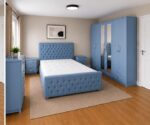Luxury Bliss Bedroom Set | Contemporary Storage Collection Modern Palace Bedroom Set | Premium Comfort Range