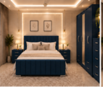 Designer Bedroom Furniture Package With Chest Of Drawer, Side Tables & Bed - Image 2
