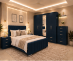 Designer Bedroom Furniture Package With Chest Of Drawer, Side Tables & Bed