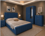 Space Saving Bedroom Set with Wardrobe and Chest of Drawers