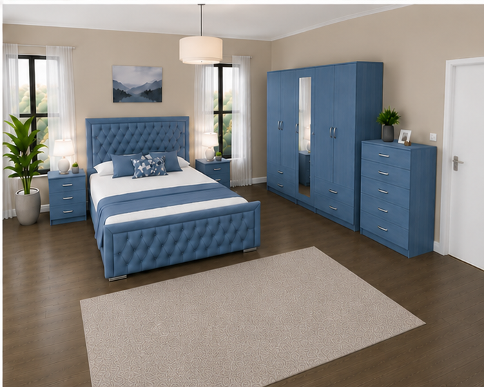 Modern Hilton Bedroom Set - Elegant Furniture Set