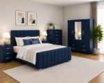 Premium Quality Bedroom Furniture Set - Luxury Panel Bed Bedroom Set - Image 5