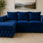 Modern Chesterfield 4-Seater Corner Sofa - Royal L-Shape Sofa
