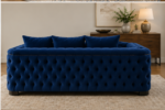 Ocean Luxe Chaise Lounge - Royal Sapphire Sectional Sofa - Image 4