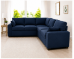 Dylan 5-Seater L-Shaped Corner Sofa – Blue 5-Seater Corner Sofa