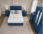 Complete Blue Bedroom Suite with Chest of Drawers & Side Tables , Chest of Drawers - Image 4
