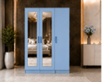 Luxury Three Door Wardrobe with Two Full Mirrors