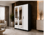Modern 3 Door Wardrobe with Full-Length Mirror - Image 2