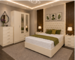 Premium Bedroom Furniture Set – 3 Door Wardrobe, Chest of Drawers & Side Tables