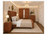 Grand Luxury Bedroom Collection with Tufted Headboard Bed, Wardrobe and Matching Drawer Units - Image 3