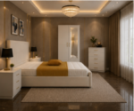 Contemporary Bedroom Furniture Package with Wardrobe & Chest of Drawers - Image 4