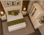 Premium Bedroom Furniture Set – 3 Door Wardrobe, Chest of Drawers & Side Tables - Image 3