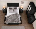 Elegant Black Bedroom Furniture - Drawer Bed, Wardrobe & Chest Drawers - Image 5