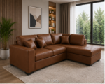 Dylan Premium 4 Seater Leather Sofa – Dylan Luxury Corner Sofa - Image 5