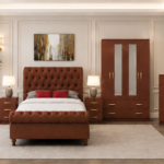 Complete Bedroom Suite with Coordinated Design Features