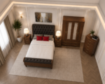 Modern Bedroom Package with Wardrobe, Chest and Bedside Tables - Image 3