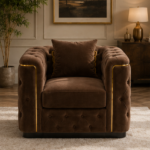 Luxury Chesterfield Accent Chair - Designed to Make a Statement - One Seater Sofa