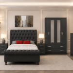 Luxury Bedroom Ensemble with Matching Furniture Pieces