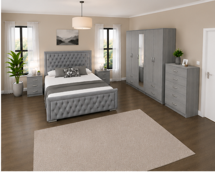 Luxury Home Bedroom Set - Elegant Bedroom Furniture Collection
