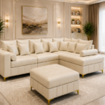Lilly high quality 4 seater sofa -  Lilly sofa cream colour sofa - Luxury Lilly 4 Seater Sofa