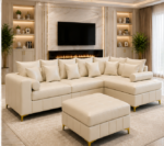 Lilly high quality 4 seater sofa -  Lilly sofa cream colour sofa - Luxury Lilly 4 Seater Sofa - Image 2
