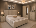 Elegant Bedroom Package with Storage Wardrobe & Drawers - Image 5