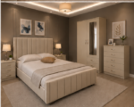 Elegant Bedroom Package with Storage Wardrobe & Drawers