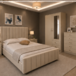 Elegant Bedroom Package with Storage Wardrobe & Drawers