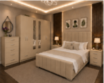 Signature Luxury Bedroom Set - 6 Door Wardrobe, Chest of Drawers & Bedside Tables - Image 4