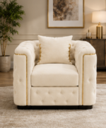 Stylish Chesterfield Single Sofa - Contemporary Chesterfield 1 Seater