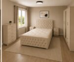 Prestige Living Bedroom Set | Elegant Storage Collection Royal Haven Bedroom Set | Contemporary Furniture Series - Image 4