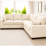 Cream Colour 5-Seater Corner Sofa