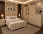 Signature Luxury Bedroom Set - 6 Door Wardrobe, Chest of Drawers & Bedside Tables - Image 5