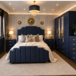 Designer Bedroom Set with 4 Door Wardrobe and Side Tables & Chest
