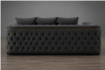 Graphite Royale Sectional Sofa - Shadow Luxe Chaise Lounge - Image 4