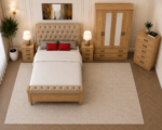 Contemporary Bedroom Collection with Matching Furnishings - Image 2