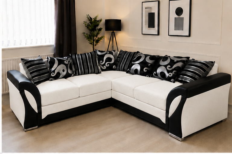 front_right Shannon 5 Seater L-Shaped Sofa - Shannon Grand 5 Seater Corner Sofa - Image 1