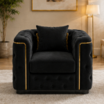 Modern Chesterfield Single Seater Sofa - Luxury Chesterfield Accent Chair