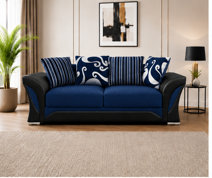 front_view(6) Shannon 3 Seater Sofa - Premium Shannon 3 Seater Sofa - Image 1