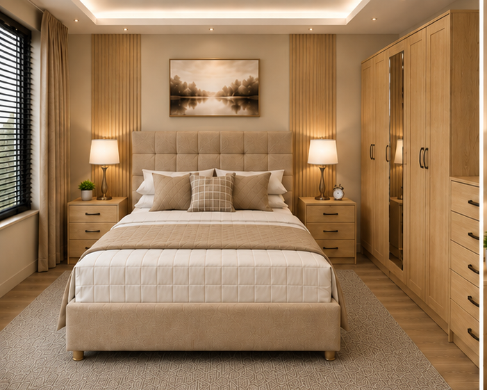 The Comfort Corner - Blush Bloom Bedroom