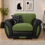 Shannon One Seater Green Sofa - Modern Home Shannon One Seater