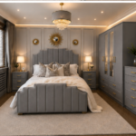 Premium Bedroom Set with 4 Door Wardrobe, Side Tables & Chest of Drawers