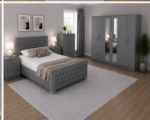 Contemporary Bedroom Set Smart Storage & Style - Grand Luxury Collection Made for Modern Homes - Image 4