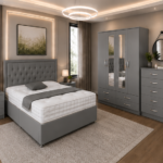 Signature Luxury Bedroom Set with 4 Door Wardrobe & Chest of Drawers