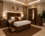 Modern 2 Door Wardrobe Bedroom Furniture Set