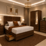 Modern 2 Door Wardrobe Bedroom Furniture Set