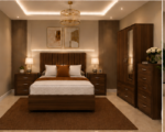 Modern 2 Door Wardrobe Bedroom Furniture Set - Image 5